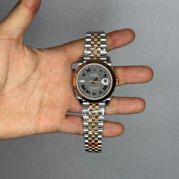 Datejust 41 Wimbledon Bi-Color Rose Dial (BP v2 Factory)